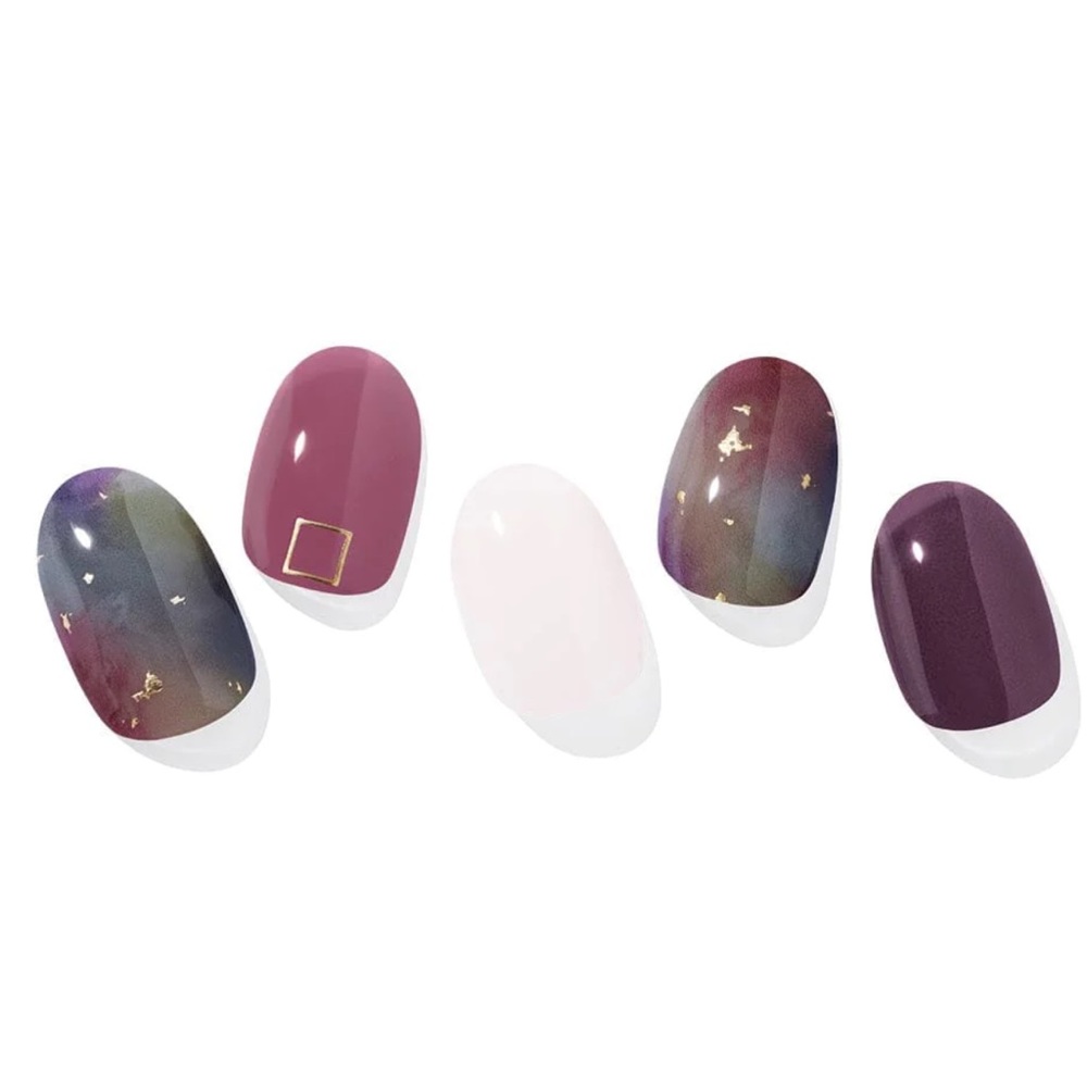 NEW Ohora N Tie Dye Semi-cured Gel Nail Sticker